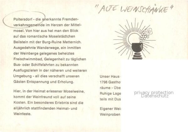 Poltersdorf Gaststätte Alte Weinschänke – Bild 2