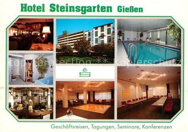 Giessen Lahn Hotel Steinsgarten Restaurant Bar Tagun