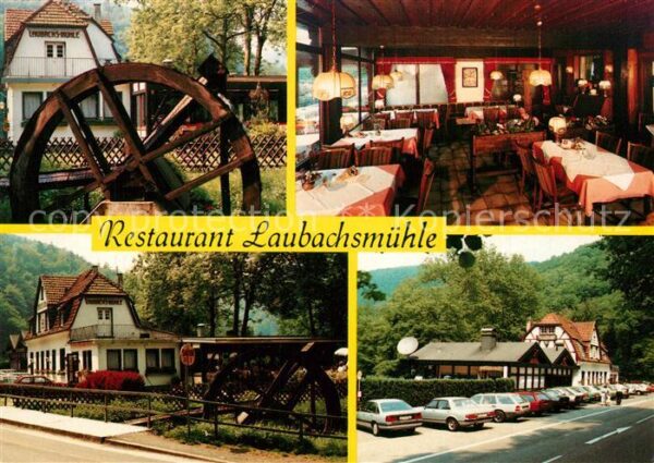 Altwied Restaurant Laubachsmühle Wasserrad