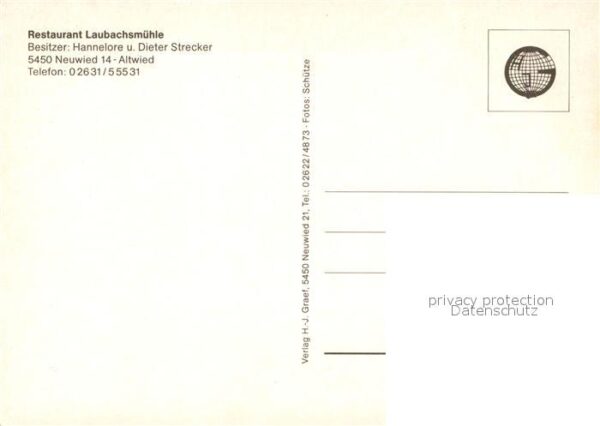 Altwied Restaurant Laubachsmühle Wasserrad – Bild 2