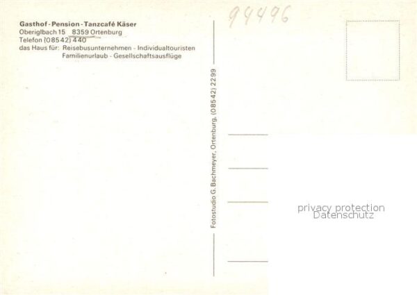 Ortenburg Gasthof Pension Tanzcafe Käser – Bild 2