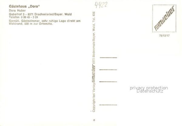 Drachselsried Gästehaus Dora Bayerischer Wald – Bild 2