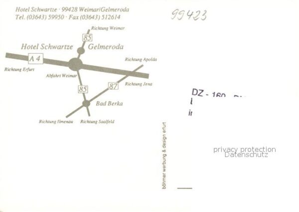 Gelmeroda Hotel Schwartze Bar Restaurant Treppena – Bild 2