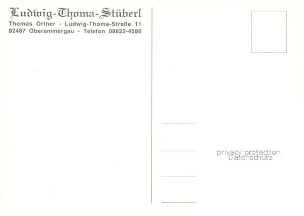 Oberammergau Ludwig Thoma Stüberl Restaurant – Bild 2