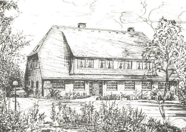 Ottenstein Ahaus Hotel Restaurant Haus im Flör Zeichnung