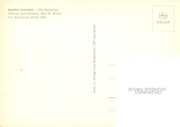 Reinerzau Gasthof Pension Auerhahn Landschaftspan – Bild 2