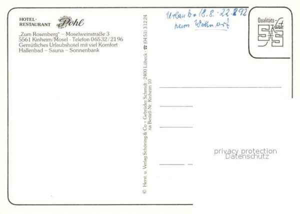 Kinheim Hotel Restaurant Pohl – Bild 2