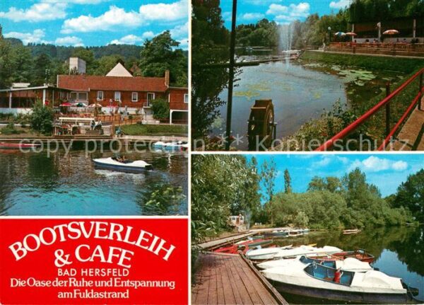 Bad Hersfeld Bootsverleih und Cafe and der Fulda