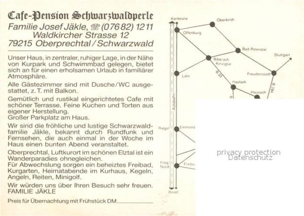 Oberprechtal Cafe Pension Schwarzwaldperle Hausmusik – Bild 2