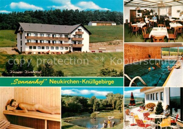 Neukirchen Knuellgebirge Kneipp Kurhotel Sonnenhof Restaurant Ha