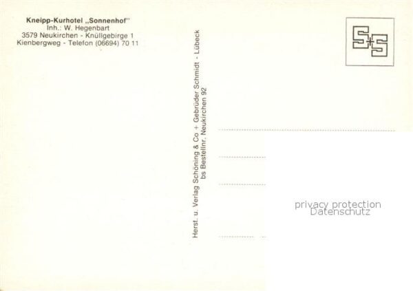 Neukirchen Knuellgebirge Kneipp Kurhotel Sonnenhof Restaurant Ha – Bild 2