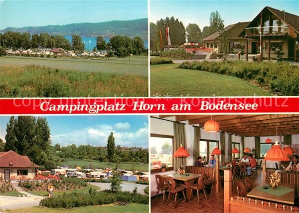 Horn Gaienhofen Campingplatz Gaststätte Landschaftspano