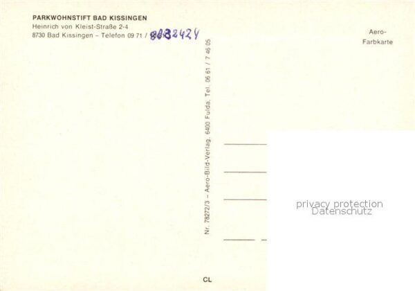 Bad Kissingen Parkwohnstift Hallenbad Restaurant Flie – Bild 2