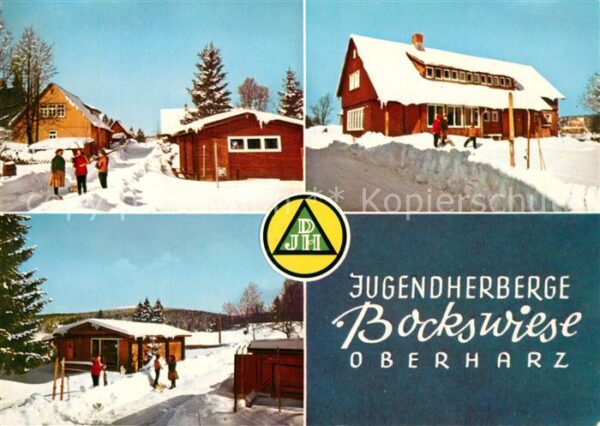 Bockswiese-Hahnenklee Harz Jugendherberge Winterlandschaft