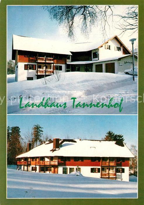 Bischofsgruen Hotel garni Landhaus Tannenhof im Winte