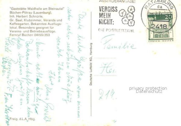 Poetrau Gaststätte Waldhalle am Steinautal Land – Bild 2