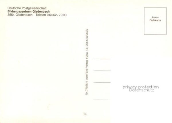 Gladenbach Bildungszentrum der Deutschen Postgewer – Bild 2