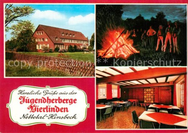 Hinsbeck Jugendherberge Vierlinden Lagerfeuer