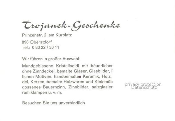 Oberstdorf Trojanek Geschenke Ladengeschäft – Bild 2