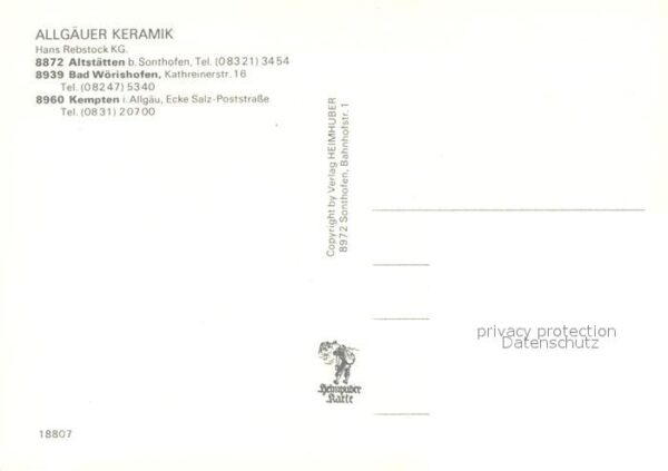Altstaedten Allgaeu Allgäuer Keramik – Bild 2