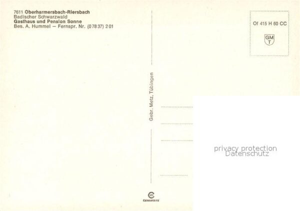Riersbach Gasthaus Pension Sonne Restaurant – Bild 2