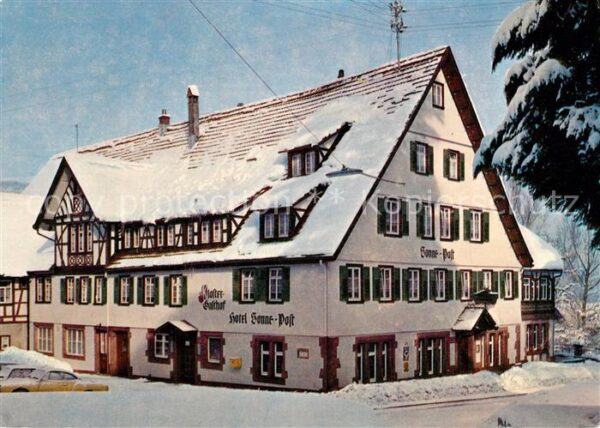 Klosterreichenbach Klostergasthof Hotel Sonne Post Schwarz