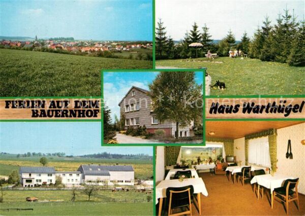 Kleinenberg Bueren Westfalen Pension Haus Warthütel Landschaftspanor