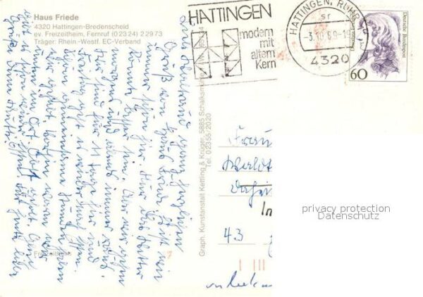 Bredenscheid Hattingen Haus Friede ev. Freizeitheim – Bild 2