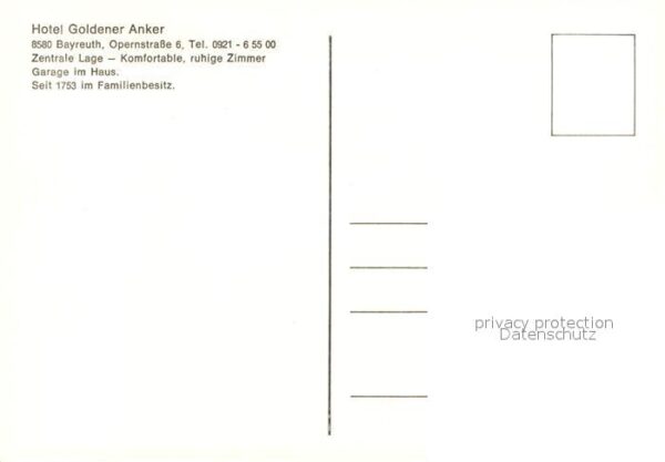 Bayreuth Hotel Goldener Anker – Bild 2