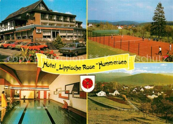 Hummersen Hotel Restaurant Lippische Rose Hallenb