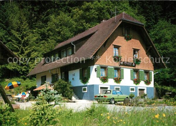 Zell Harmersbach Pension Cafe Vesperstube Waldhüsli Schw