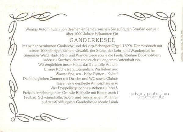 Ganderkesee Hotel Oldenburger Hof Wappen – Bild 2