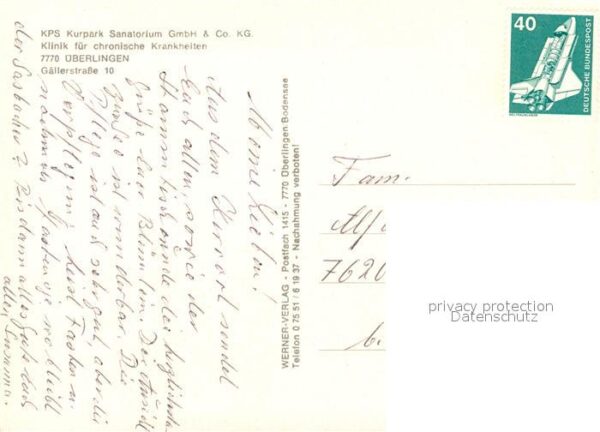 Ueberlingen Bodensee KPS Kurpark Sanatorium – Bild 2