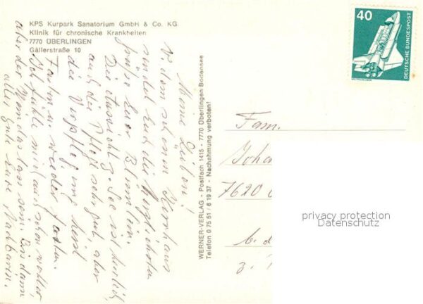 Ueberlingen Bodensee KPS Kurpark Sanatorium – Bild 2