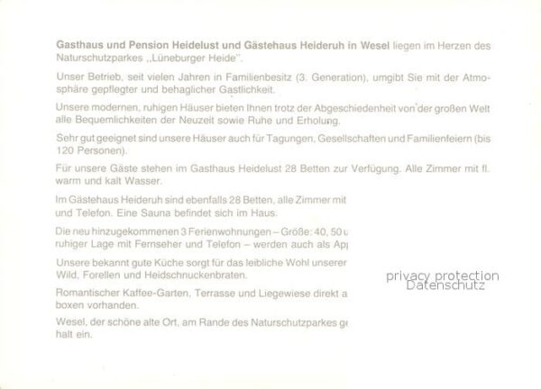 Undeloh Gasthaus Pension Heidelust – Bild 2