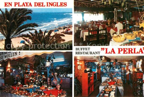 Playa del Ingles Buffet Restaurant La Perla Details Stra