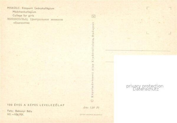 Miskolc Mädchenkollegium – Bild 2