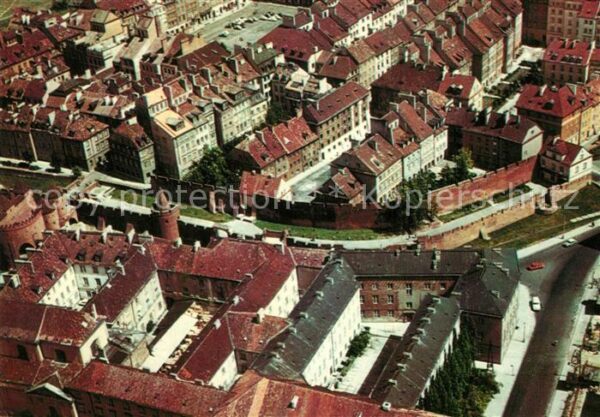 Warszawa Stare Miasto Fliegeraufnahme