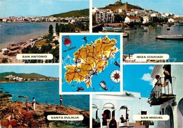 Ibiza Islas Baleares San Antonio Ciudad Santa Eulalia San Mi