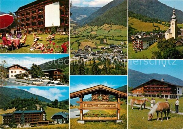 Bad Kleinkirchheim Kaernten Orts und Teilansichten Panorama Kirche