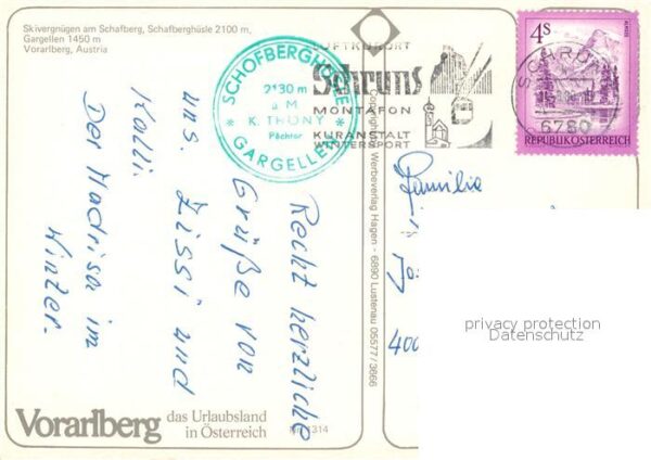 Gargellen Vorarlberg am Schafberg mit Schafberghüsle – Bild 2