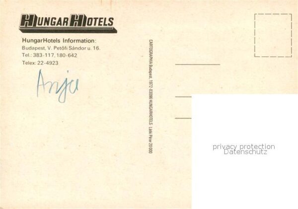 Budapest Hungar Hotels mit Stadtplan – Bild 2