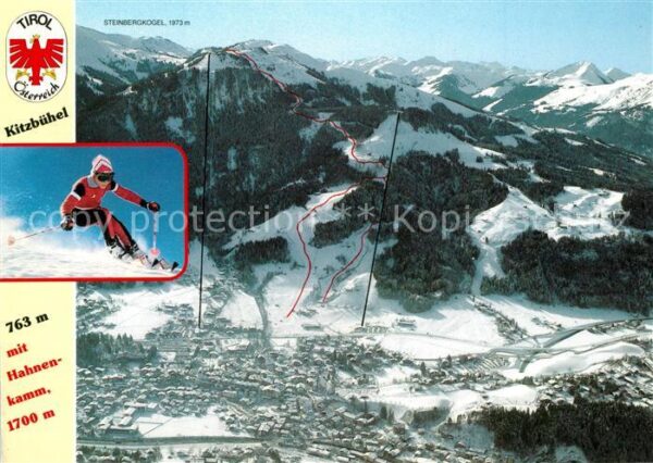 Kitzbuehel Tirol Fliegeraufnahme