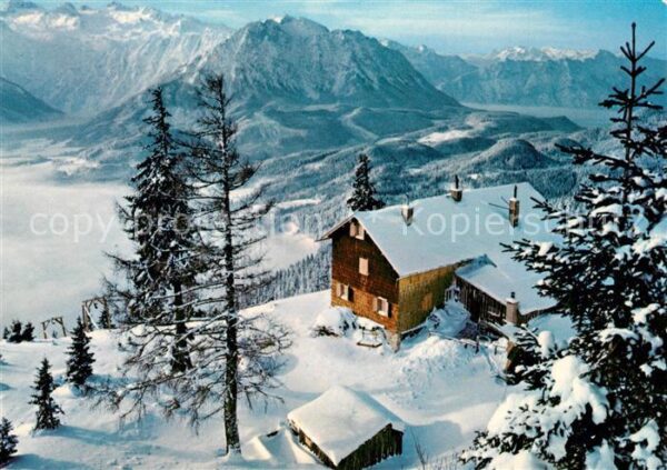 Altaussee Loserhütte mit Dachstein