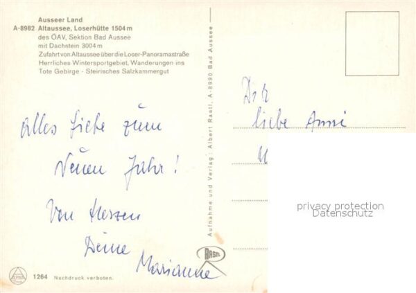 Altaussee Loserhütte mit Dachstein – Bild 2