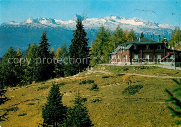 Tauplitzalm Hollhaus mit Dachstein