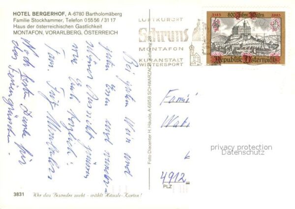 Bartholomaeberg Vorarlberg Hotel Bergerhof Terrasse Gaststube – Bild 2