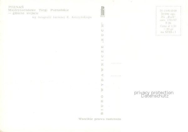 Poznan Posen Miedzynarodowe Targi Poznanske glowne w – Bild 2