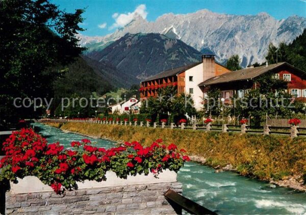 Schruns Vorarlberg mit Litzdamm Kurhotel und Vandanser Ste