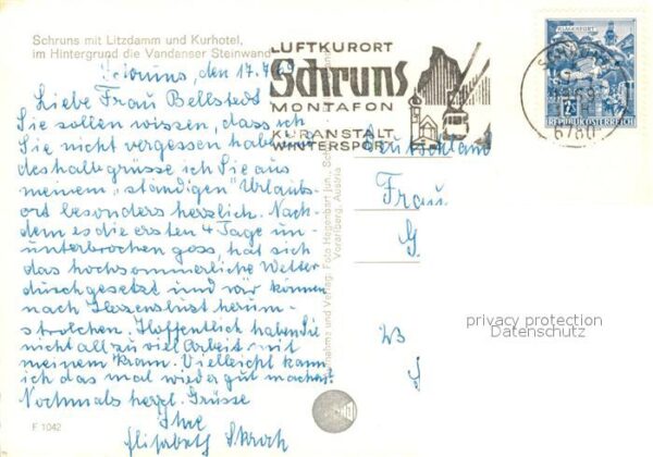 Schruns Vorarlberg mit Litzdamm Kurhotel und Vandanser Ste – Bild 2